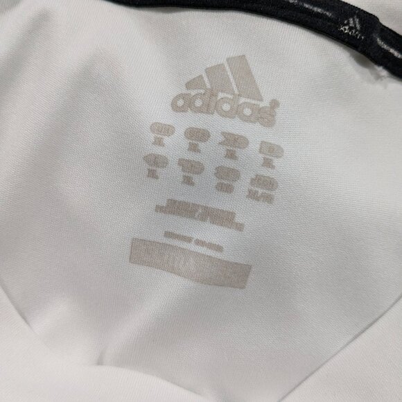 Adidas Men's adiPure Climalite Athletic Shirt, White, Size XL, Short Sleeve - Picture 14 of 16
